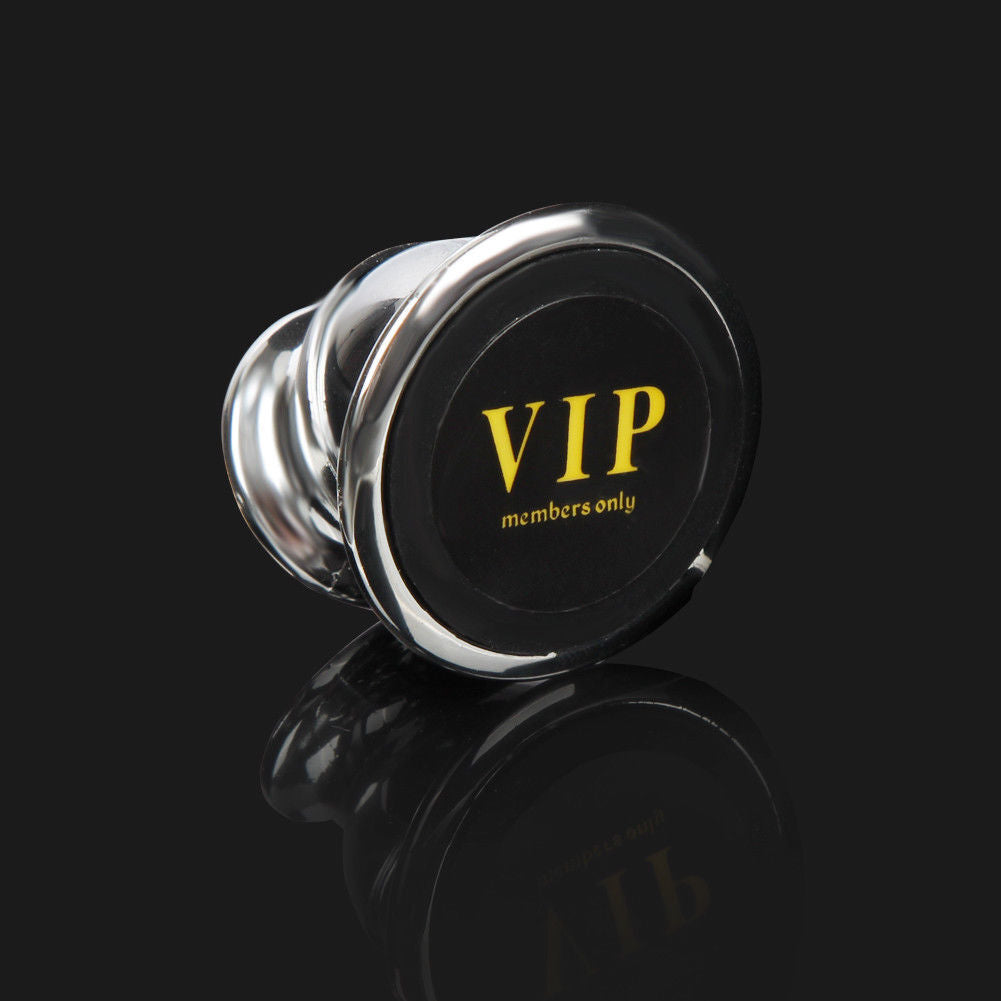 360 Degree Magnetic Car Dash Mount Holder for smartphones and tablets, showcasing its sleek design and strong magnetic grip.