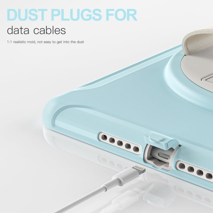 360 Degree Rotation PC and TPU Tablet Case for iPad 9.7, showcasing its protective features and design.