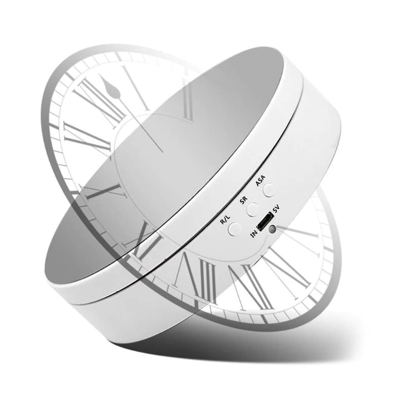 360° Electric Motorized Rotating Display Stand showcasing jewelry with adjustable speed and angles.