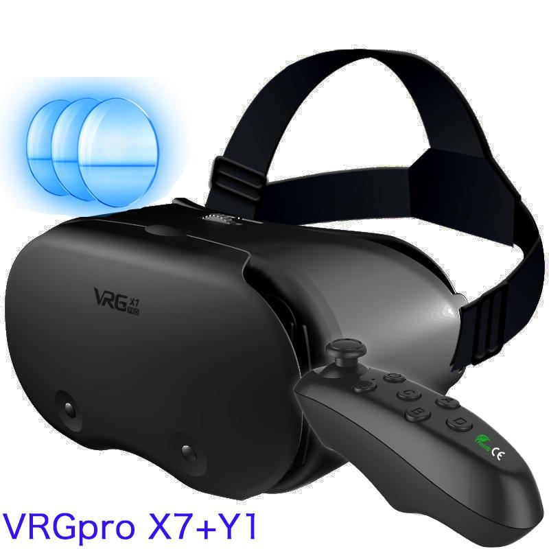 3D Helmet Virtual Reality VR Glasses designed for 5 to 7 inch smartphones, featuring a comfortable fit and immersive viewing experience.