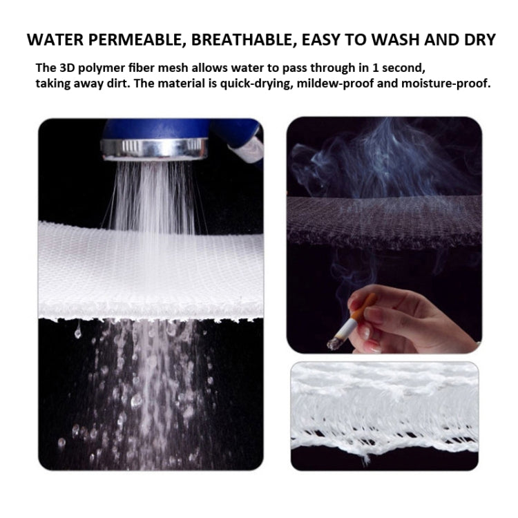 3D Slow Rebound Memory Pillow with double-sided mesh design, showcasing its breathable and supportive structure.