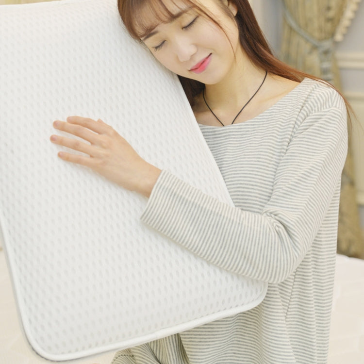 3D Slow Rebound Memory Pillow with double-sided mesh design, showcasing its breathable and supportive structure.