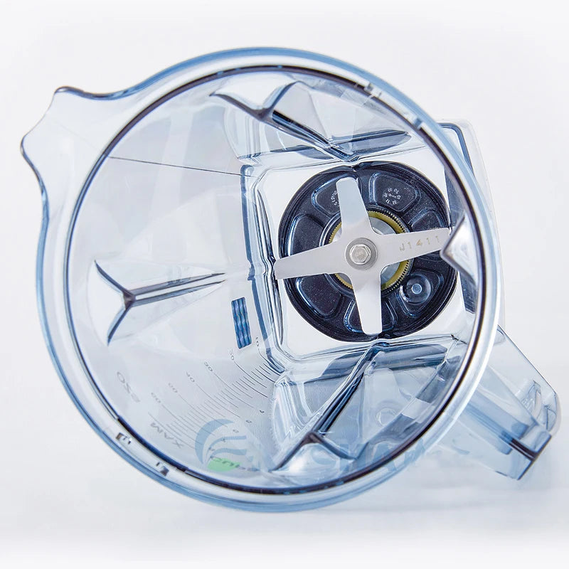 3HP commercial bar blender mixer juicer in black, featuring a large 2L capacity and stainless steel blades for efficient blending.