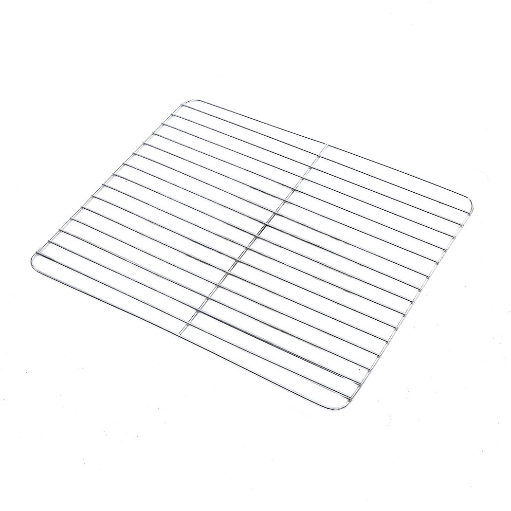 3IN1 Fire Pit BBQ Grill featuring a sleek black design, safety mesh cover, and ample grilling space, perfect for outdoor gatherings.