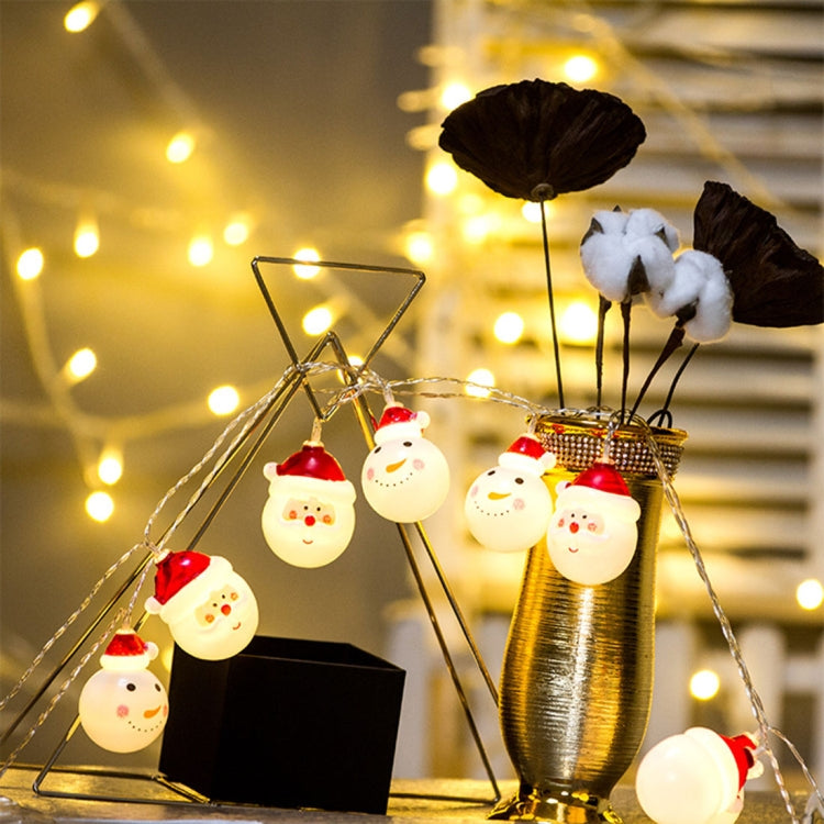 3m Santa Claus LED Holiday String Light with 20 warm white LEDs, perfect for festive decorations.