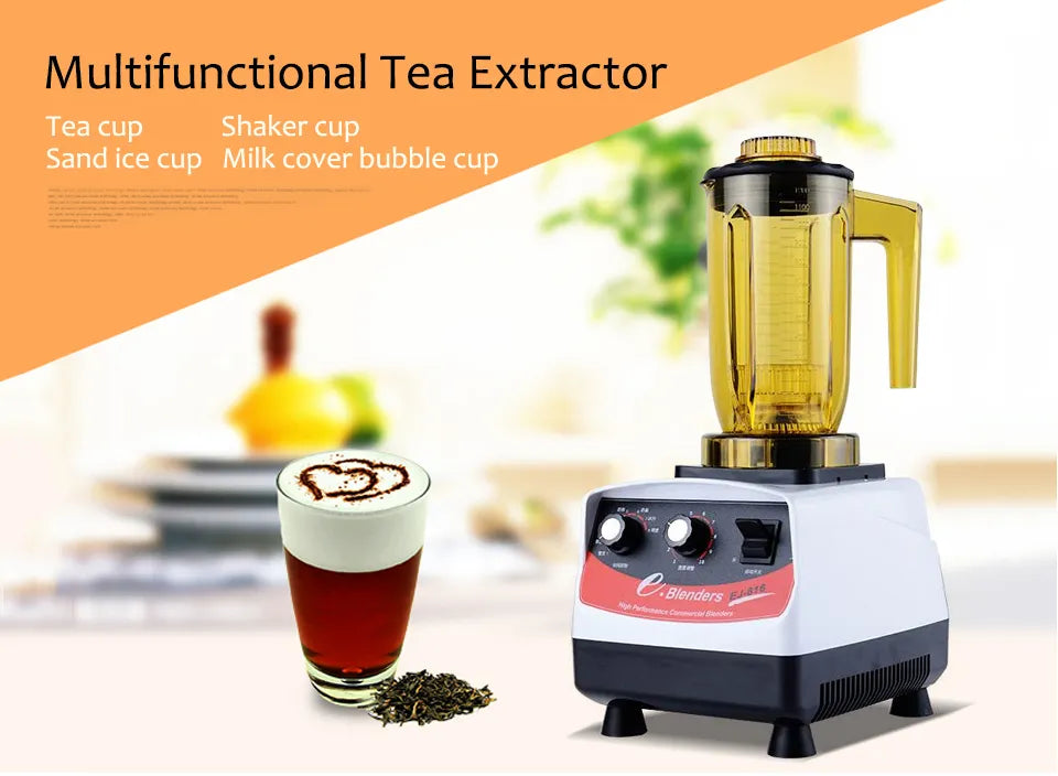 4 in 1 Tea Brewing Machine designed for bubble tea, featuring a sleek and compact design with a 1.2L capacity.