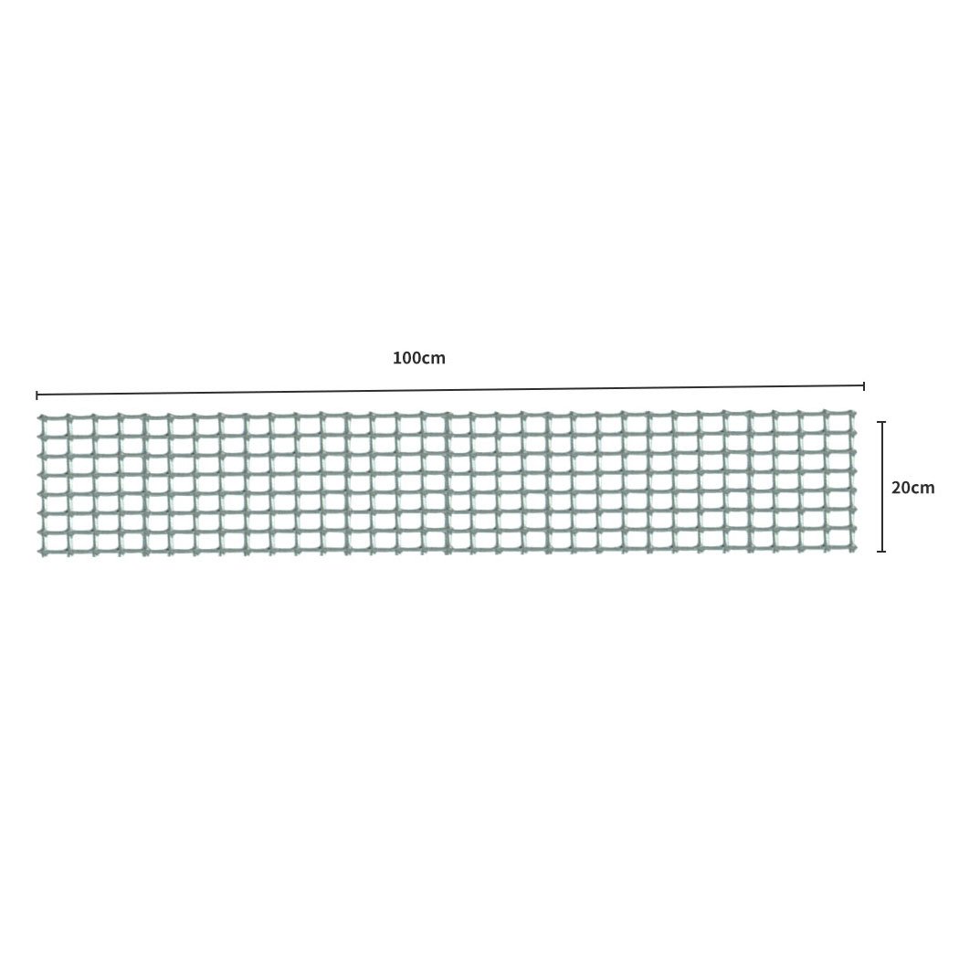 40m Aluminium Gutter Mesh Guard, silver color, designed to block leaves and debris while allowing free-flowing water.