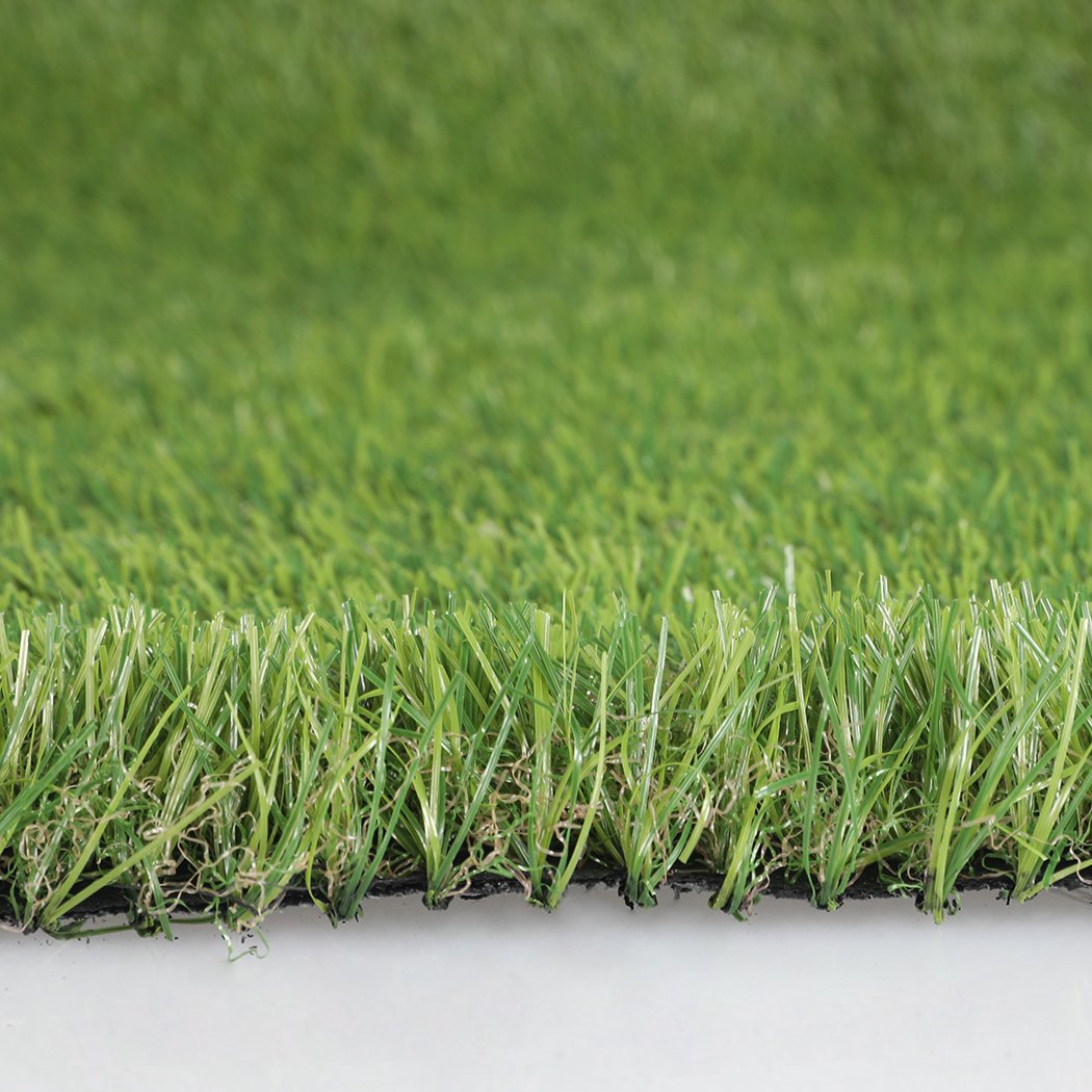 40MM Fake Grass Artificial Turf in a lush green color, showcasing its realistic texture and appearance, ideal for gardens and indoor spaces.