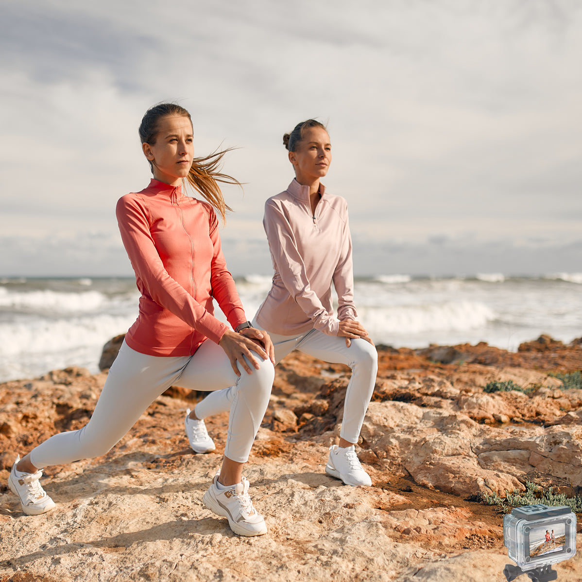 4K Waterproof All Digital UHD WiFi Camera with RF remote and accessories, showcasing its compact design and rugged features for outdoor adventures.