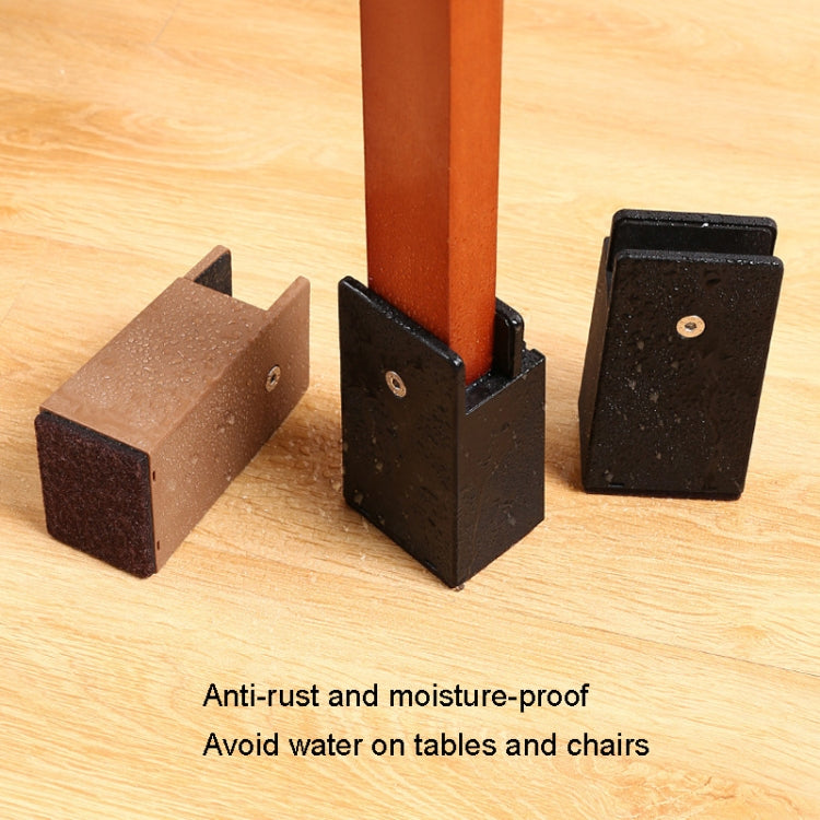 4pcs Adjustable Furniture Heightening Feet Pad set, showcasing the pads designed for stability and protection of furniture legs.