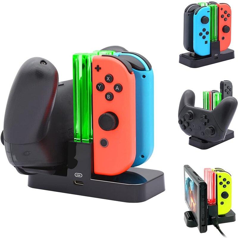 5 in 1 Nintendo Switch Game Accessories Set including a carrying case and game storage compartments, designed for protection and convenience.