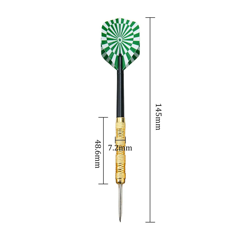 5 Sets (15Pcs) Steel Tip Professional Darts Set featuring slim barrel design, stainless steel tips, and colorful flights for enhanced accuracy.