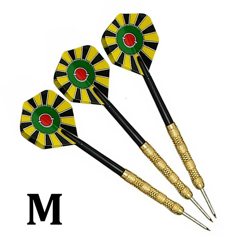 5 Sets (15Pcs) Steel Tip Professional Darts Set featuring slim barrel design, stainless steel tips, and colorful flights for enhanced accuracy.