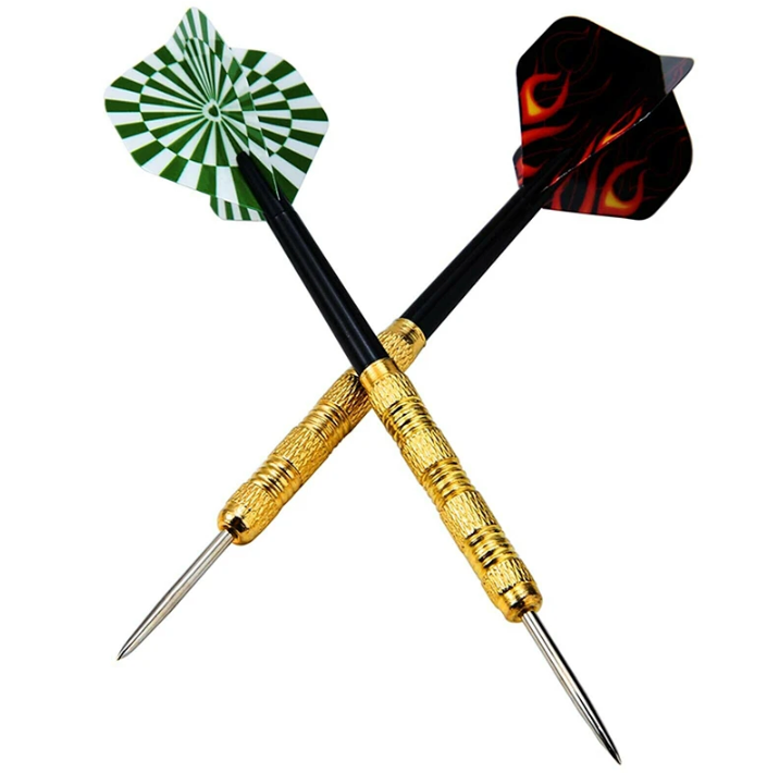 5 Sets (15Pcs) Steel Tip Professional Darts Set featuring slim barrel design, stainless steel tips, and colorful flights for enhanced accuracy.