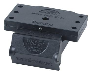 Black 50A Chassis Mount Anderson Adaptors with locking device and UV insulation, designed for secure power connections.