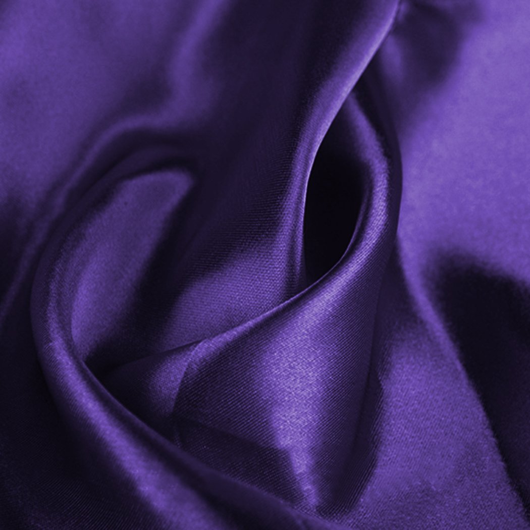 50 satin chair sashes in various colors elegantly draped over chairs, perfect for weddings and events.