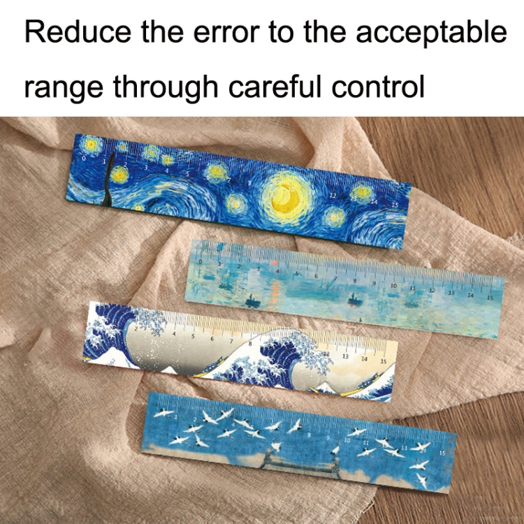 Set of 5 acrylic straight rulers, each 15cm long, ideal for students and artists, showcasing clear scales and smooth edges.