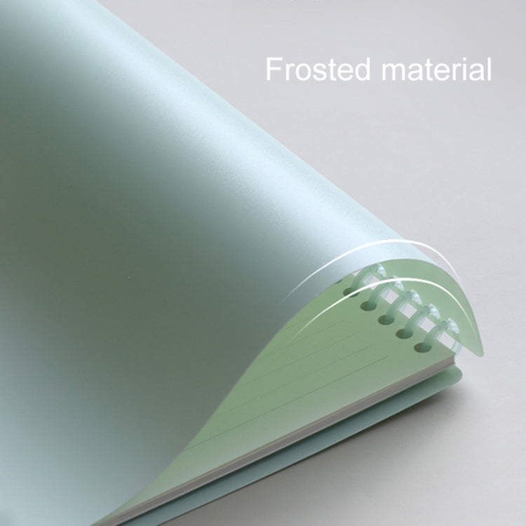 5sets Frosted Loose-Leaf Book Cover in various sizes, showcasing their frosted finish and rounded corners.