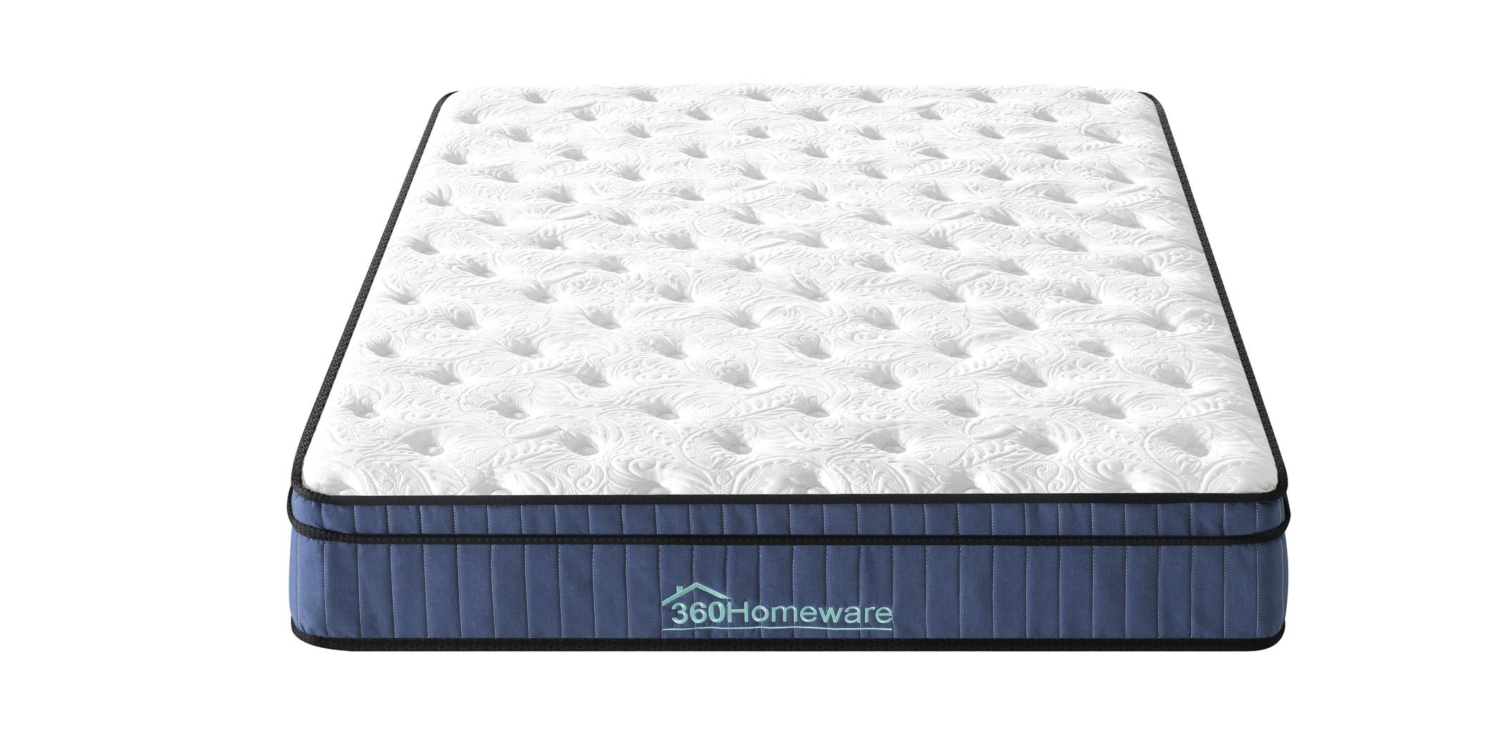 5-Zone Zero Disturbance Euro Pocket Spring Mattress in King size, showcasing its plush surface and supportive design.
