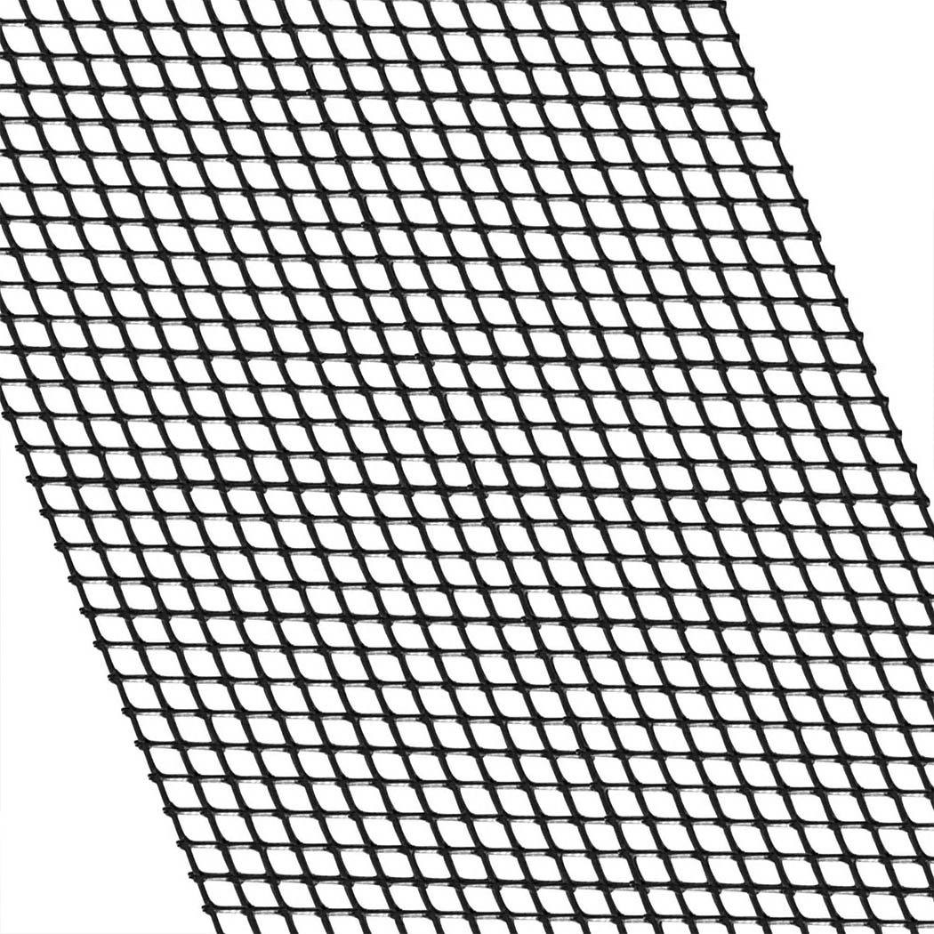 60 pieces of aluminum gutter guard mesh, designed to filter leaves and debris, showcasing its durable and temperature-resistant material.