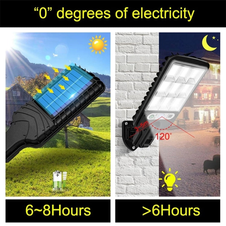 616 Solar Street Light with LED and human body induction, designed for outdoor use in gardens and pathways.