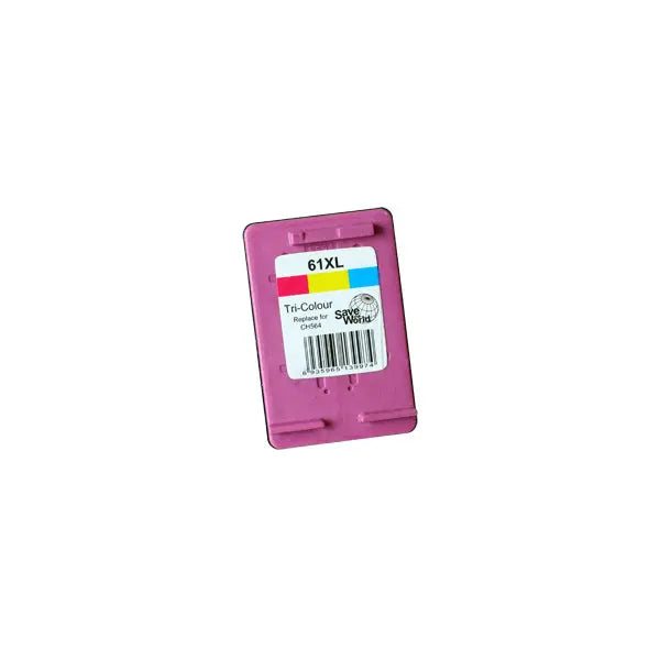 61XL Colour Remanufactured Inkjet Cartridge with new chip, designed for high-quality printing.