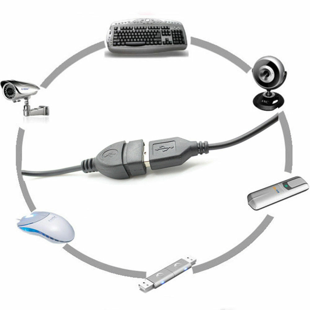 6FT USB 2.0 Male to Female Extension Data Charger Cable, showcasing its connectors and length.