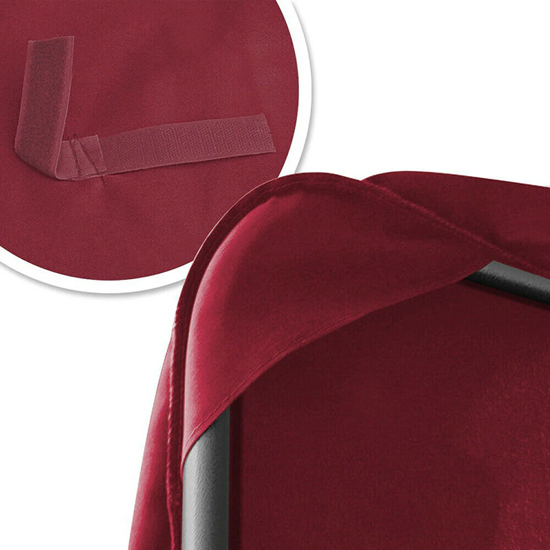 77x43 Patio Outdoor Garden Swing Canopy Replacement in various colors, showcasing its stylish scalloped edge and durable material.