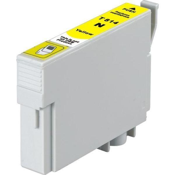 81N Yellow Compatible Inkjet Cartridge showcasing vibrant yellow color and high-quality design.