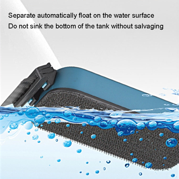 8426 Ordinary+Acrylic Blade Fish Tank Magnetic Brush, designed for effective aquarium cleaning with a comfortable grip and double-sided fleece.