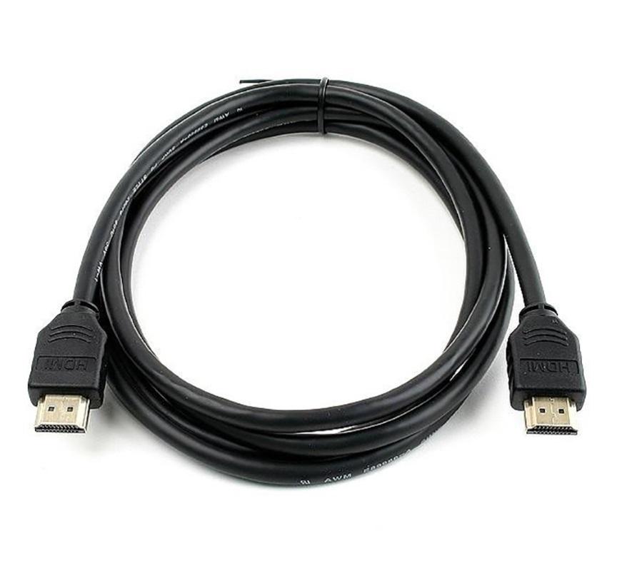8WARE HDMI Cable 1.8m and 2m lengths with gold-plated connectors and black PVC jacket, ideal for high-definition audio and video.