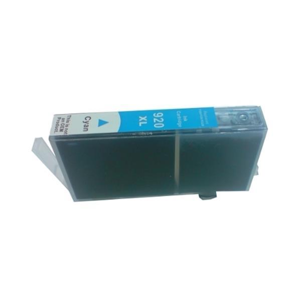 920XL Cyan HP Compatible Inkjet Cartridge with vibrant cyan ink for high-quality printing.