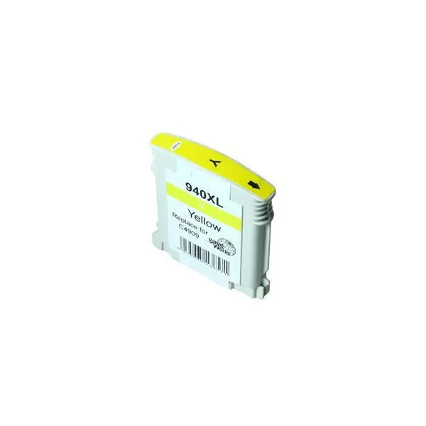 940XL Remanufactured Yellow Ink Cartridge, showcasing its vibrant yellow color and premium quality design.
