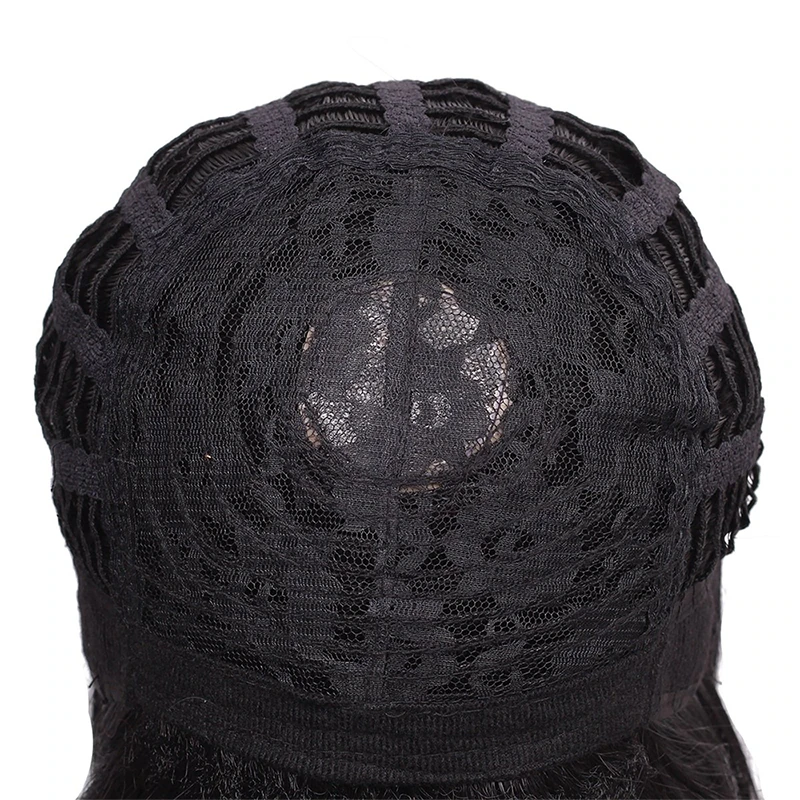 AA Hair Front Wig featuring long, curly, and wavy Brazilian human hair, designed for women with a natural look.