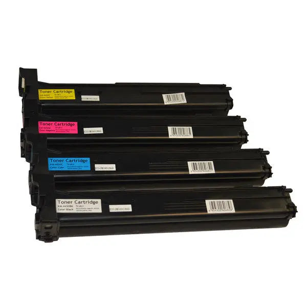 A0DK192 Series Premium Generic Toner Cartridge set featuring four remanufactured cartridges for laser printers.