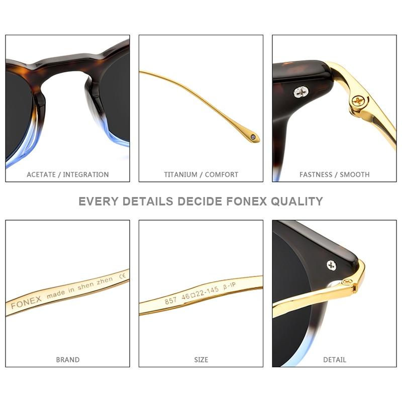 Acetate Titanium Sunglasses for men featuring vintage round polarized lenses with UV400 protection, stylish and durable design.