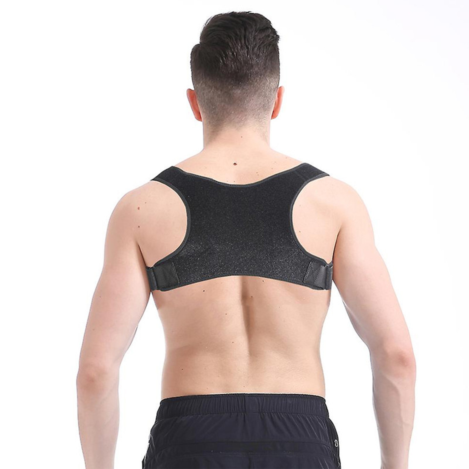 Adjustable Posture Corrector Back Shoulder Support Brace Belt designed for men and women, featuring adjustable straps for comfort and support.