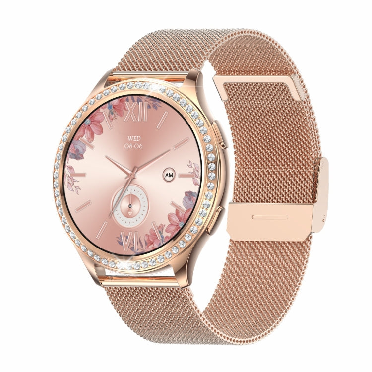 AK53 Smart Watch with IP67 water resistance, Bluetooth 5.2, and a 1.32-inch display, showcasing its sleek design and health features.