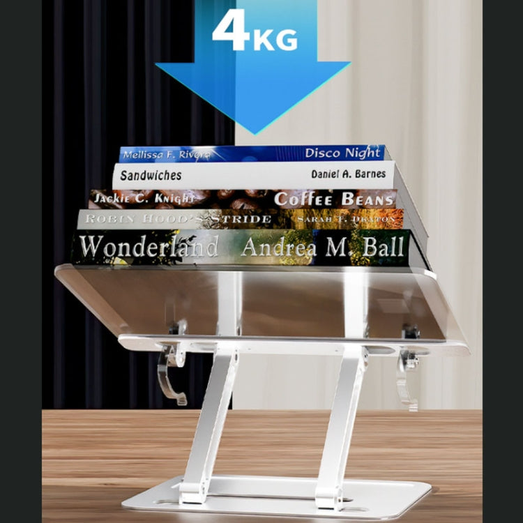 Aluminum Alloy + Acrylic Reading Rack, adjustable height and angle for tablets, ergonomic design for comfort.
