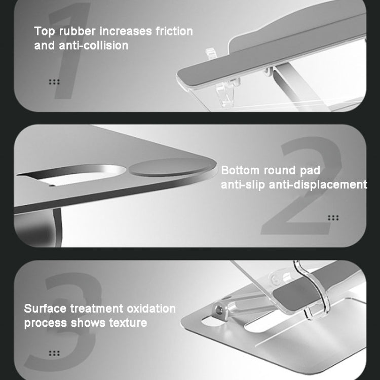 Aluminum Alloy + Acrylic Reading Rack, adjustable height and angle for tablets, ergonomic design for comfort.