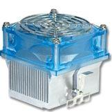 AMD Athlon 3000 CPU Fan with copper core and aluminum heatsink, featuring an 80mm fan and 3-point installation clip.