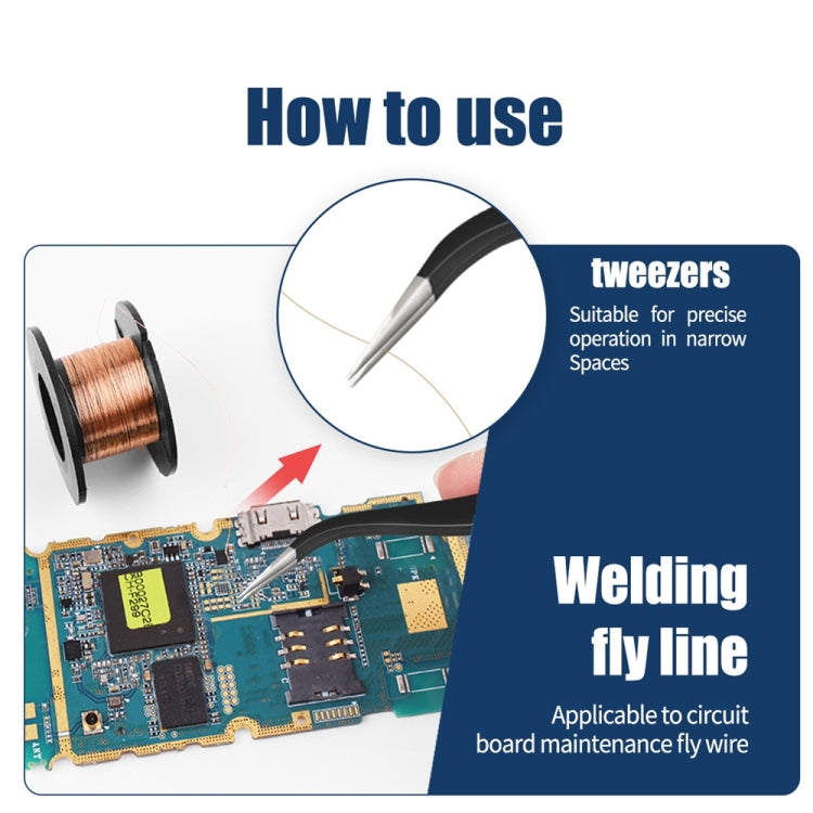 ANENG SL101 12pcs/set Rotary Thermostat with electric soldering iron, accessories, and storage bag displayed on a white background.