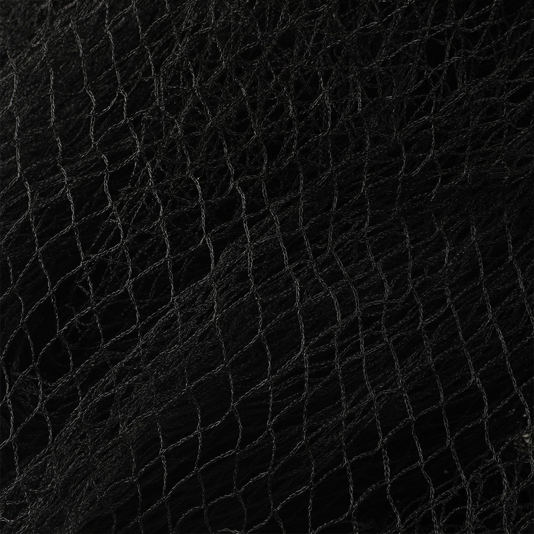 Anti Bird Netting made of heavy-duty knitted polyethylene, designed to protect fruits and vegetables from birds while allowing pollinators through.