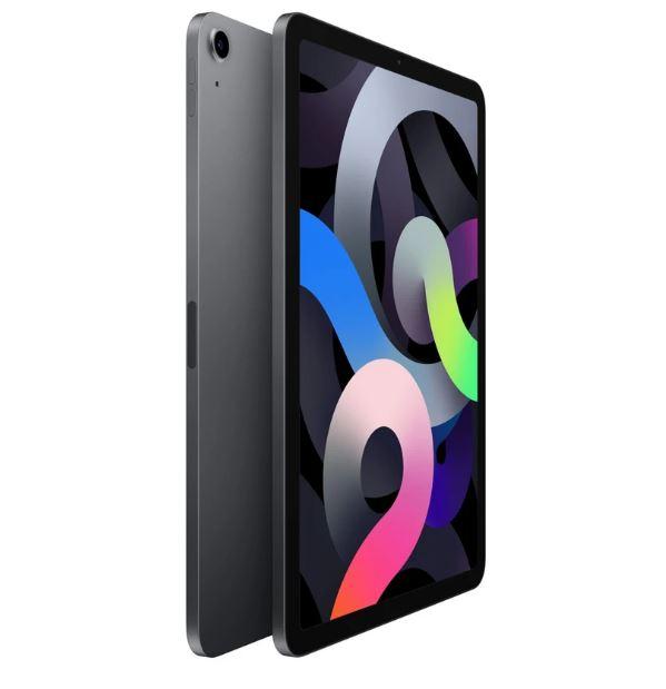 APPLE iPad Air 10.9 inch Wi-Fi 64GB in Space Grey, showcasing its sleek design and vibrant display.
