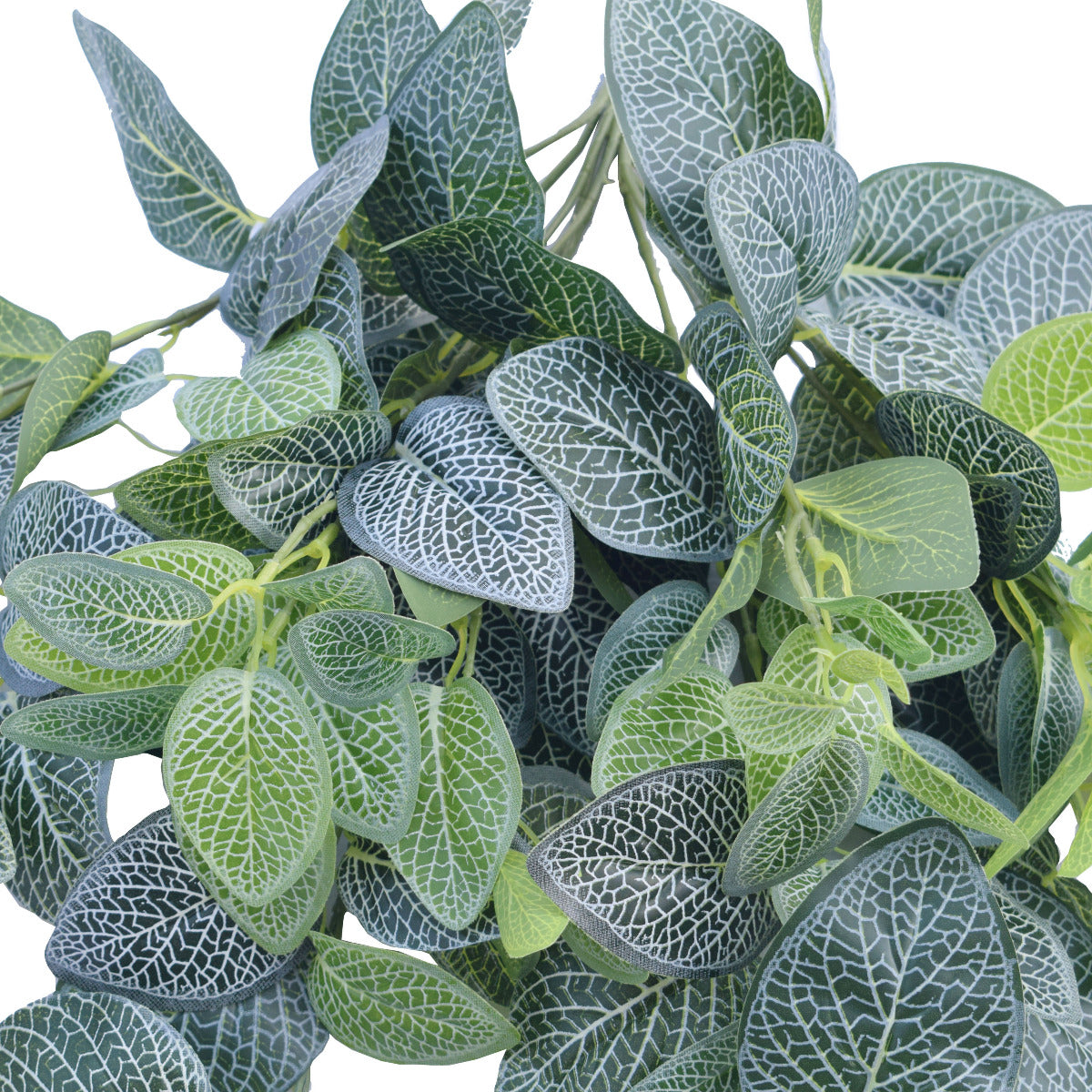Artificial Fittonia Hanging Garland Bush 80cm with vibrant leaves cascading elegantly.