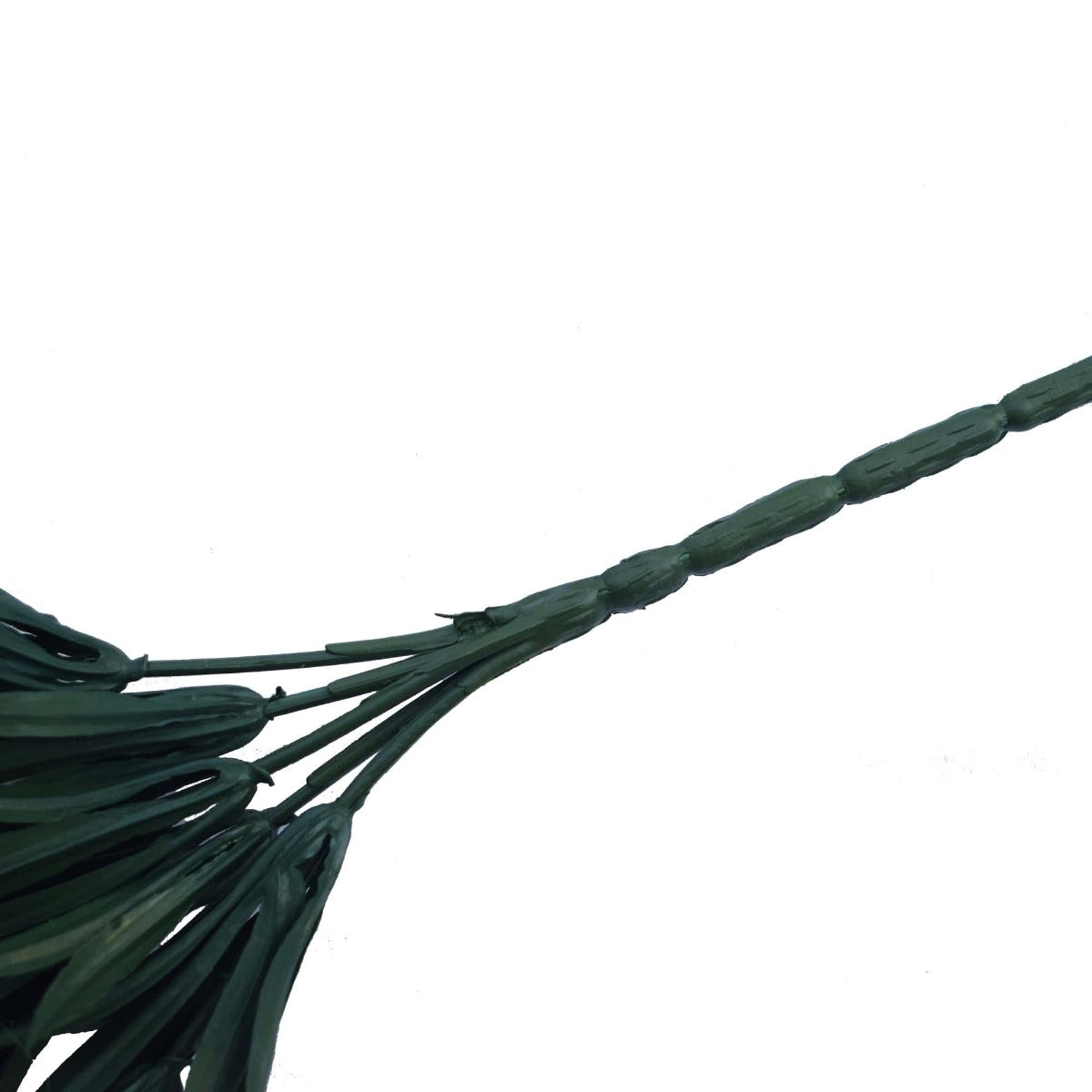 A 32cm long artificial lavender stem with vibrant purple flowers and dark green foliage, designed for realistic floral arrangements.