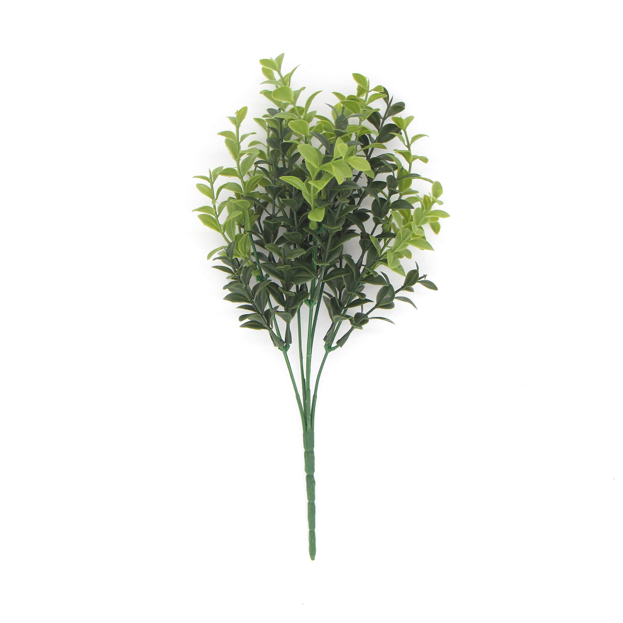 Artificial Rounded Boxwood Stem UV 30cm, showcasing vibrant green leaves and a realistic appearance, perfect for home decor.