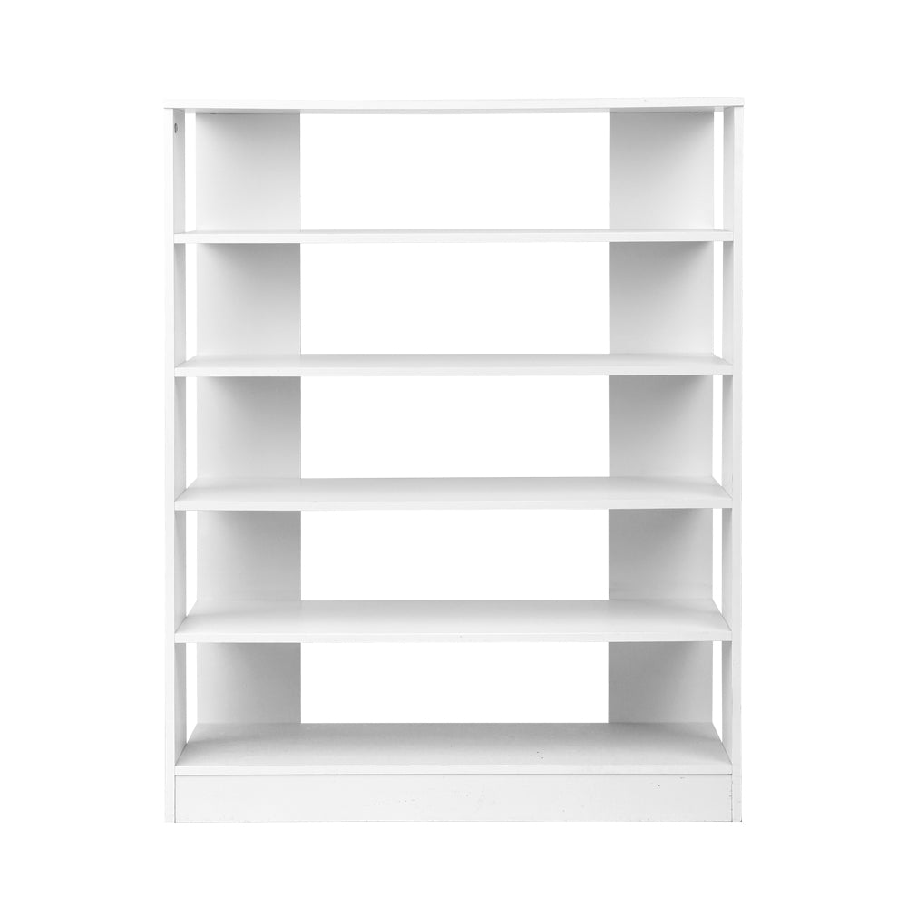 Artiss 6-Tier Shoe Rack Cabinet in White, showcasing a modern design with multiple tiers for shoe storage.