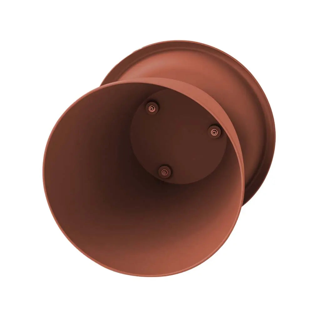 ArtissIn Coffee Table in vibrant red, featuring a mushroom design with smooth rounded corners and a wide pedestal base, perfect for modern interiors.