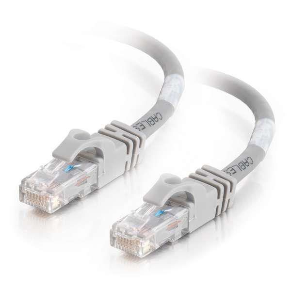 Astrotek CAT6 Cable 10m in grey and white color with RJ45 connectors, ideal for high-speed Ethernet connections.